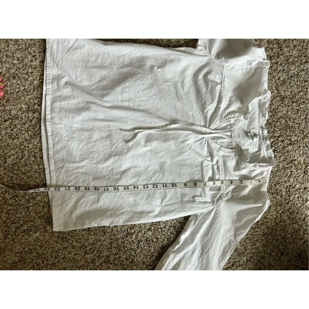 J. Crew Reimagined Blouse White Sz XS